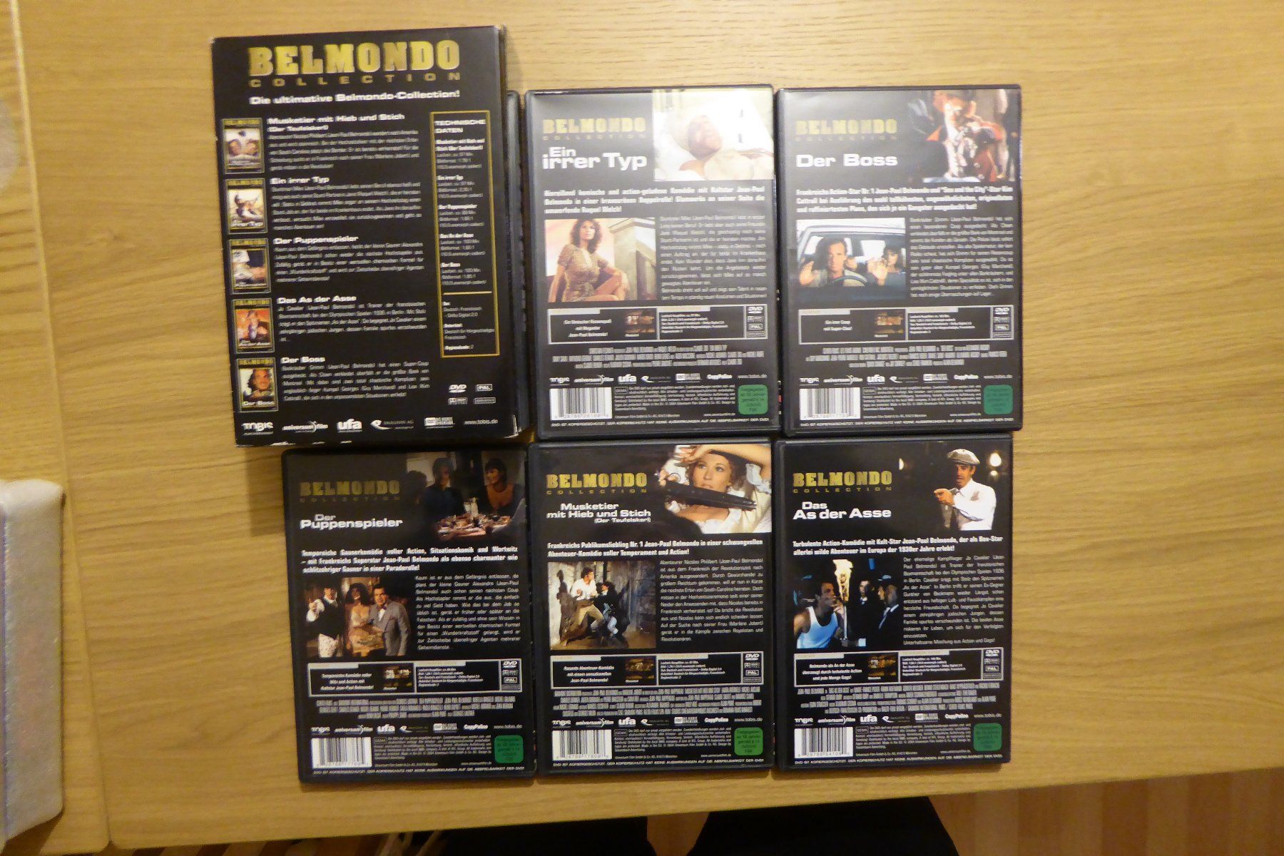 Tutti i DVDs: 5xDVD Belmondo Box Collection – Usato da Allschwil venduto da Summelsarium 9