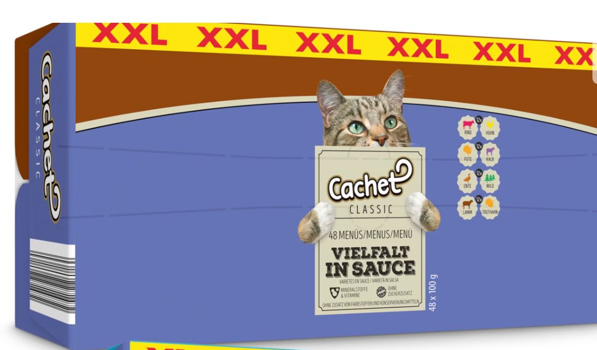 Cachet Classic Katzenfutter XXL, 38x100g (Neu (gemss Beschreibung)) in  Uffikon fr CHF 2  mit Lieferung auf Ricardo kaufen