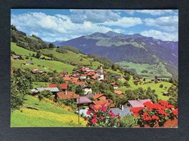 AK Fanas Prättigau gegen das Kreuz