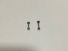 2 Stk. Helix/Tragus Piercing