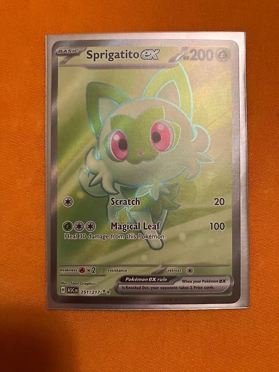 Carte collezionabili: Pokémon Sprigatito ex (ASC 251) – Usato da Basel venduto da parZval