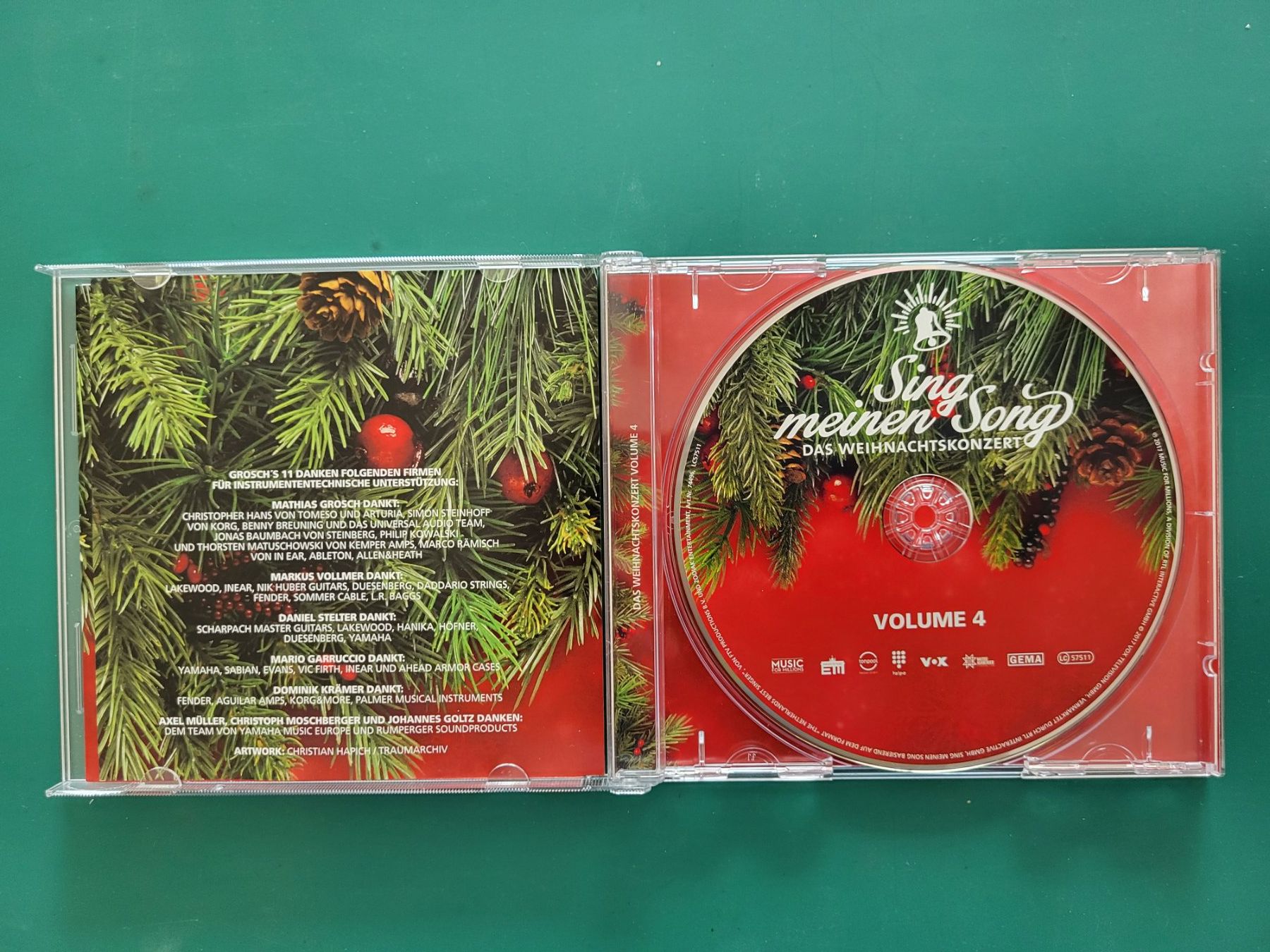 CD: Sing meinen Song - Das Weihnachtskonzert Volume 4 – Usato da Waltenschwil venduto da creativeline 2
