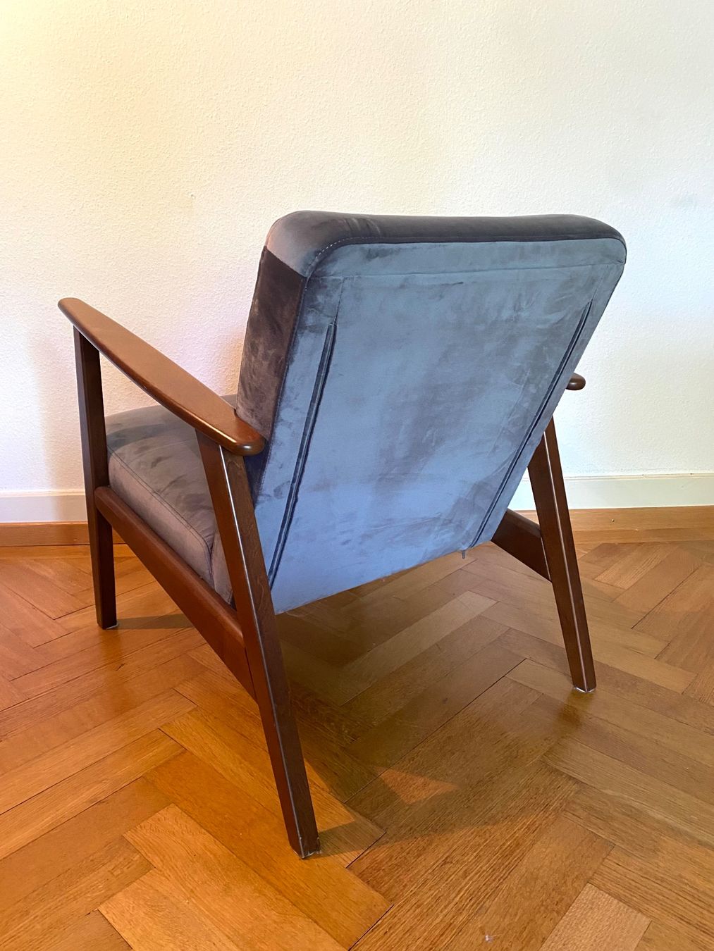 Poltrone: Design Sessel Chair Samt – Usato da Olten venduto da sportwelt 6