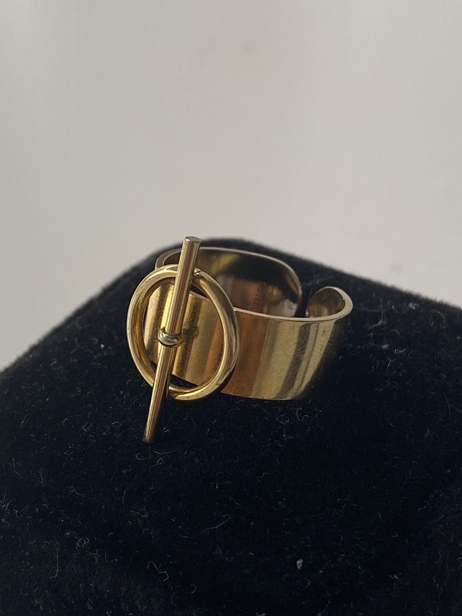 Anelli: 18KGP Verschluss Goldene Edelstahl Ring – Usato da Givisiez venduto da dor_xb9k 1