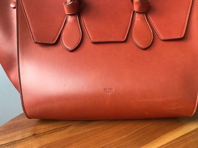 Celine Borse da donna: Celine Leder Knot Bag / Krawattentasche – Nuovo (secondo la descrizione) da Wilen b. Wollerau venduto da rosmarin13 7