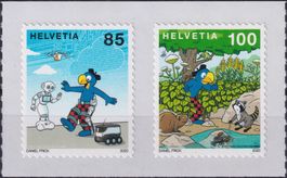 2020, Nr.1784+1785 Einzelmarken (Globi) postfrisch **, FW!