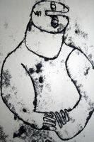 ALFRED SIDLER (Swiss, 1916-1996) Figur, Monotypie, 1972