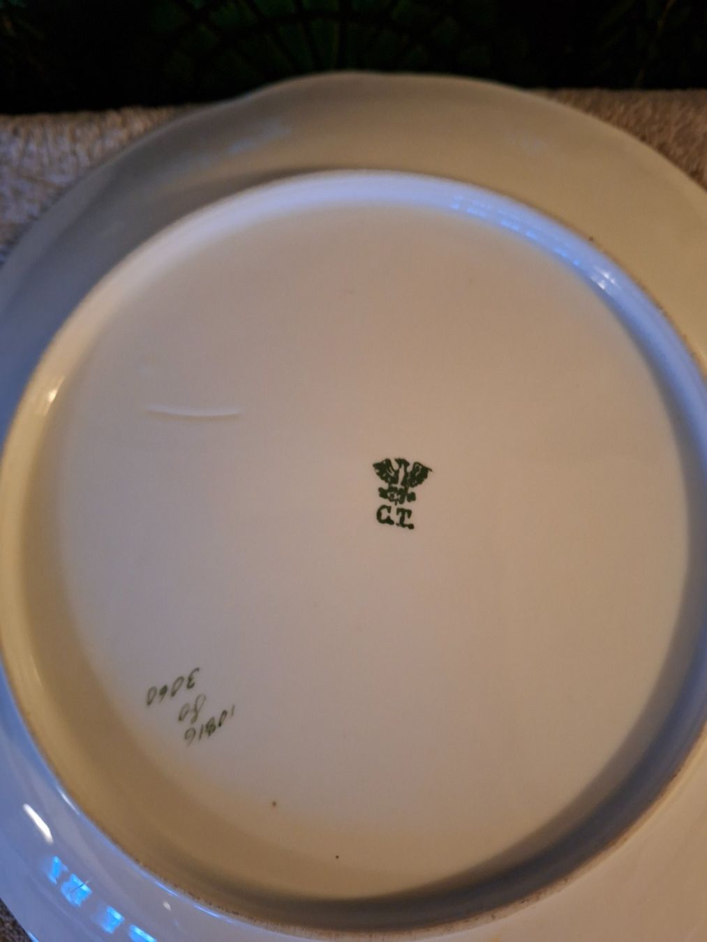 Piatti di portata: Hübsche antike Servierplatte mit Blumenmuster, Vintage-Stil – Usato da Otelfingen venduto da silver-moon 5