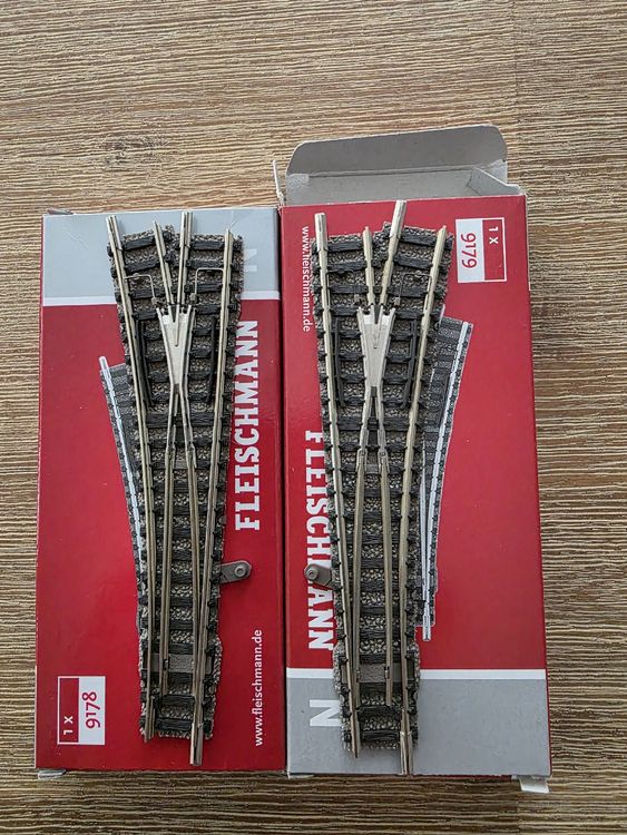 Stadlbauer GO!!! Mechanische Weiche – Set Mit Links- Und Rechtsweiche Aus Schwarzem Kunststoff, Perfekt Für Die Modelleisenbahn (6-99 Jahre)