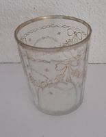 Trinkglas mit Golddekor ca. 1880
