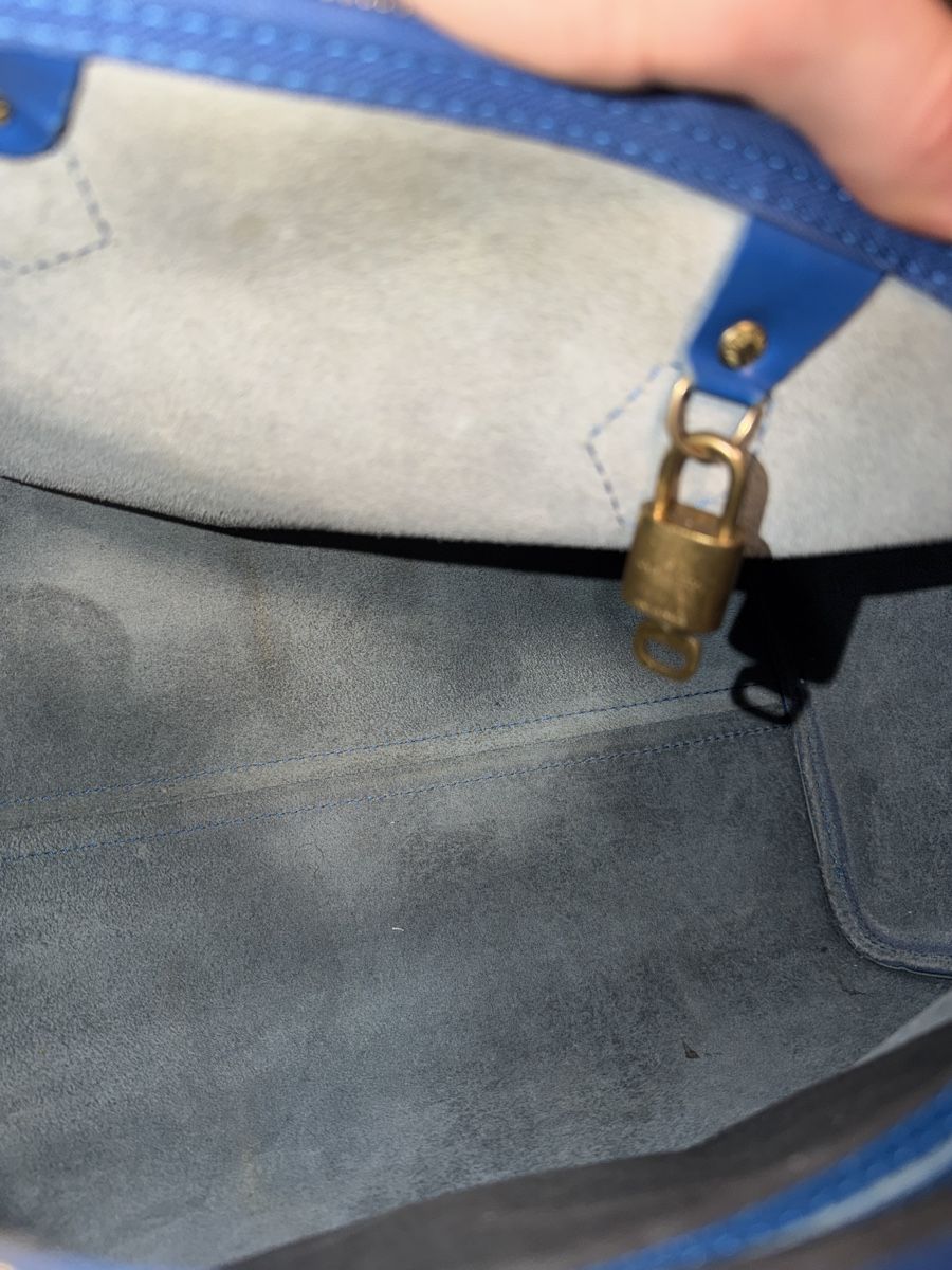 Louis Vuitton Borse: Louis Vuitton Blue Epi Leather Speedy 35 – Usato da Lauerz venduto da Kris1996 4