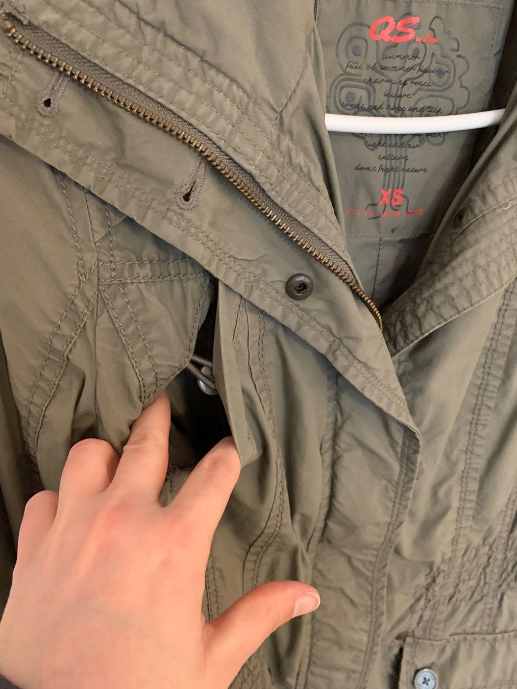 S.Oliver Giacche: QS by S.Oliver Jacke Mantel Gr. XS – Usato da Fislisbach venduto da KolibriSecondhand 8
