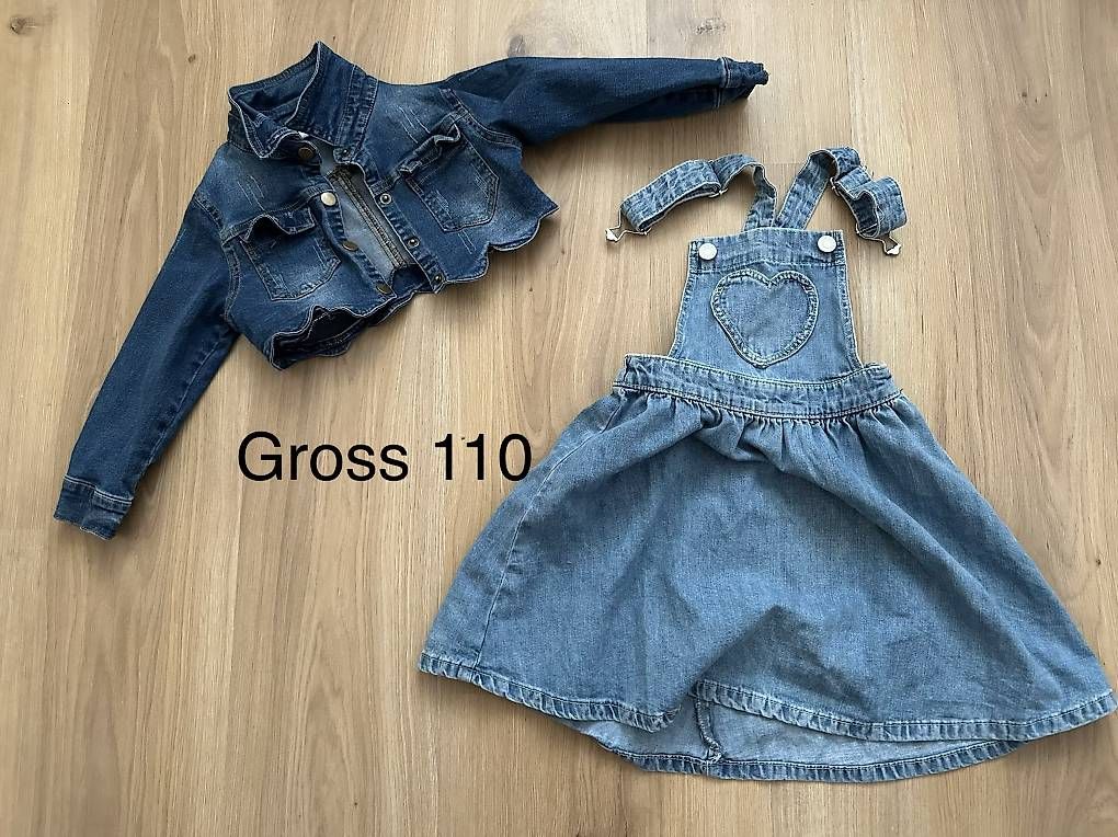 Kleiderpakete & -sets: Jeans Jacke und Kleid gross 110 – Gebraucht aus ramsen von win_vtw2