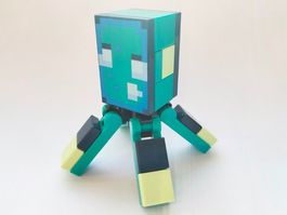 LEGO Minecraft minesquid02 Minecraft Squid, Glow