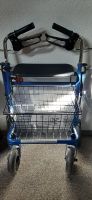 Neuer Rollator Gehwagen Gehhilfe Blau faltbar bis 120 kg