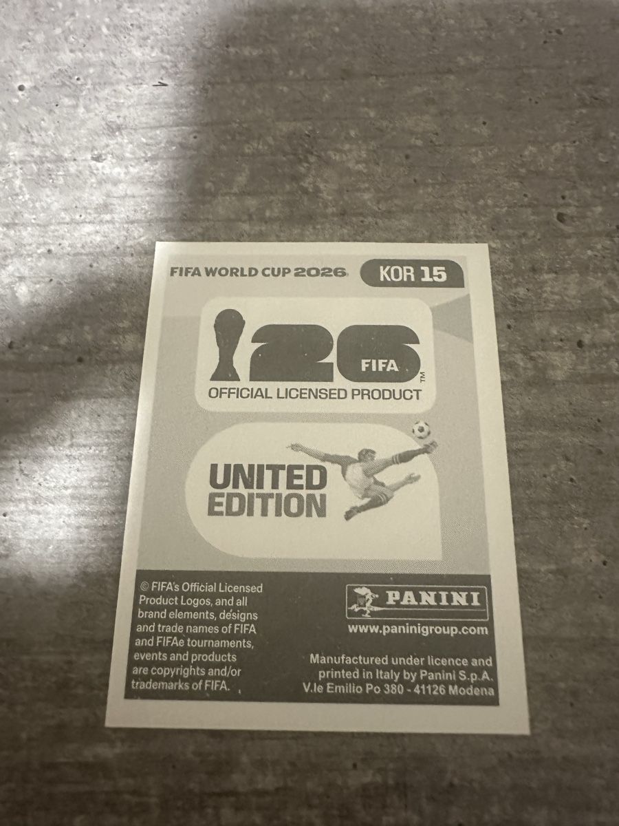Panini Carte collezionabili: KOR 15 , FIFA WORLD CUP 2026 PANINI  – Nuovo (secondo la descrizione) da Frauenfeld venduto da 1PegPeg1 1