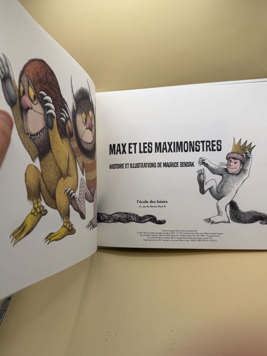 Libri: Livre "Max et les maximonstres" Maurice Sendak – Usato da Genève venduto da sho_67qj 4