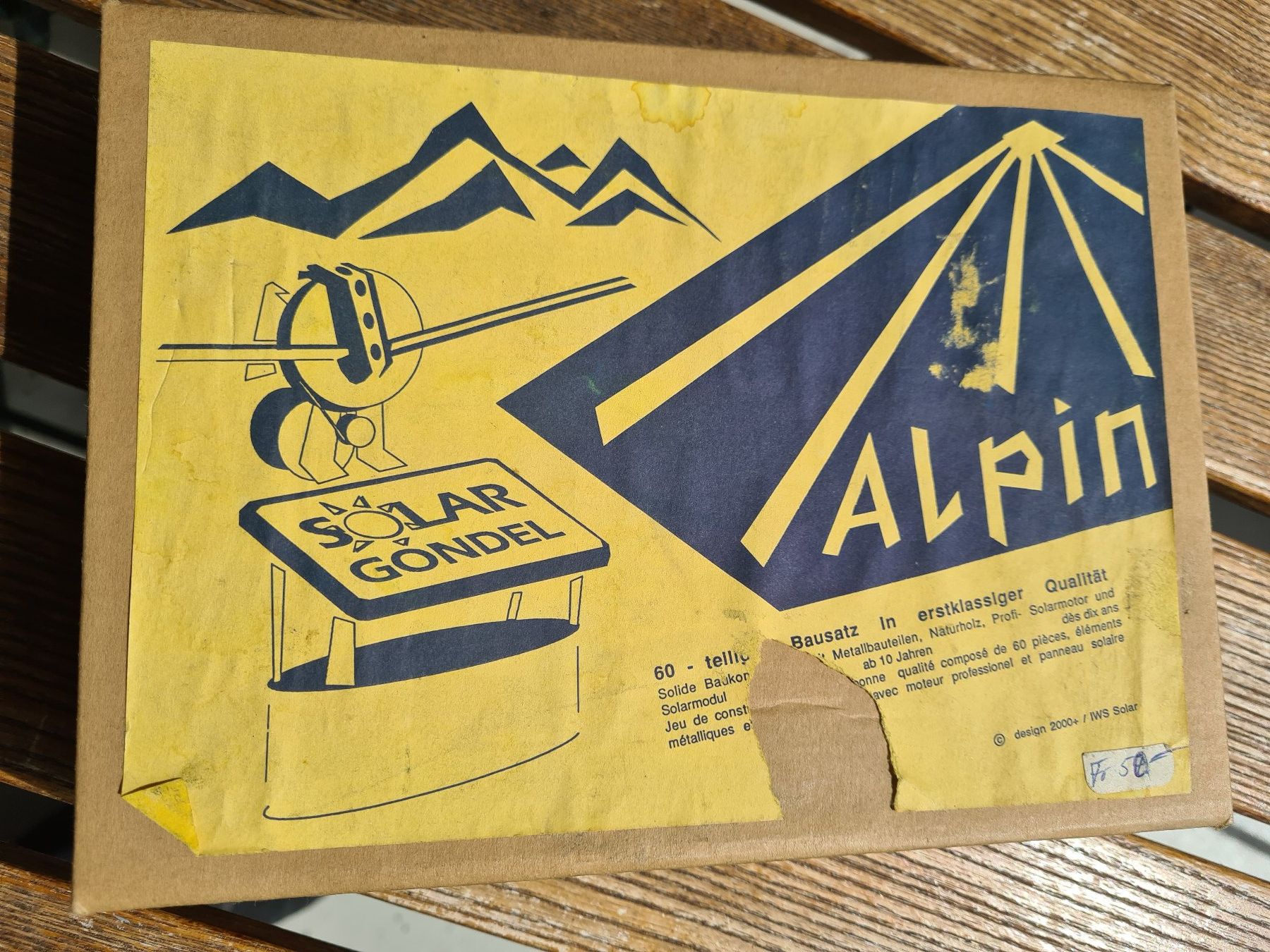 Kit di costruzioni: ALPIN Solar Gondel – Usato da Basel venduto da Solarbebop