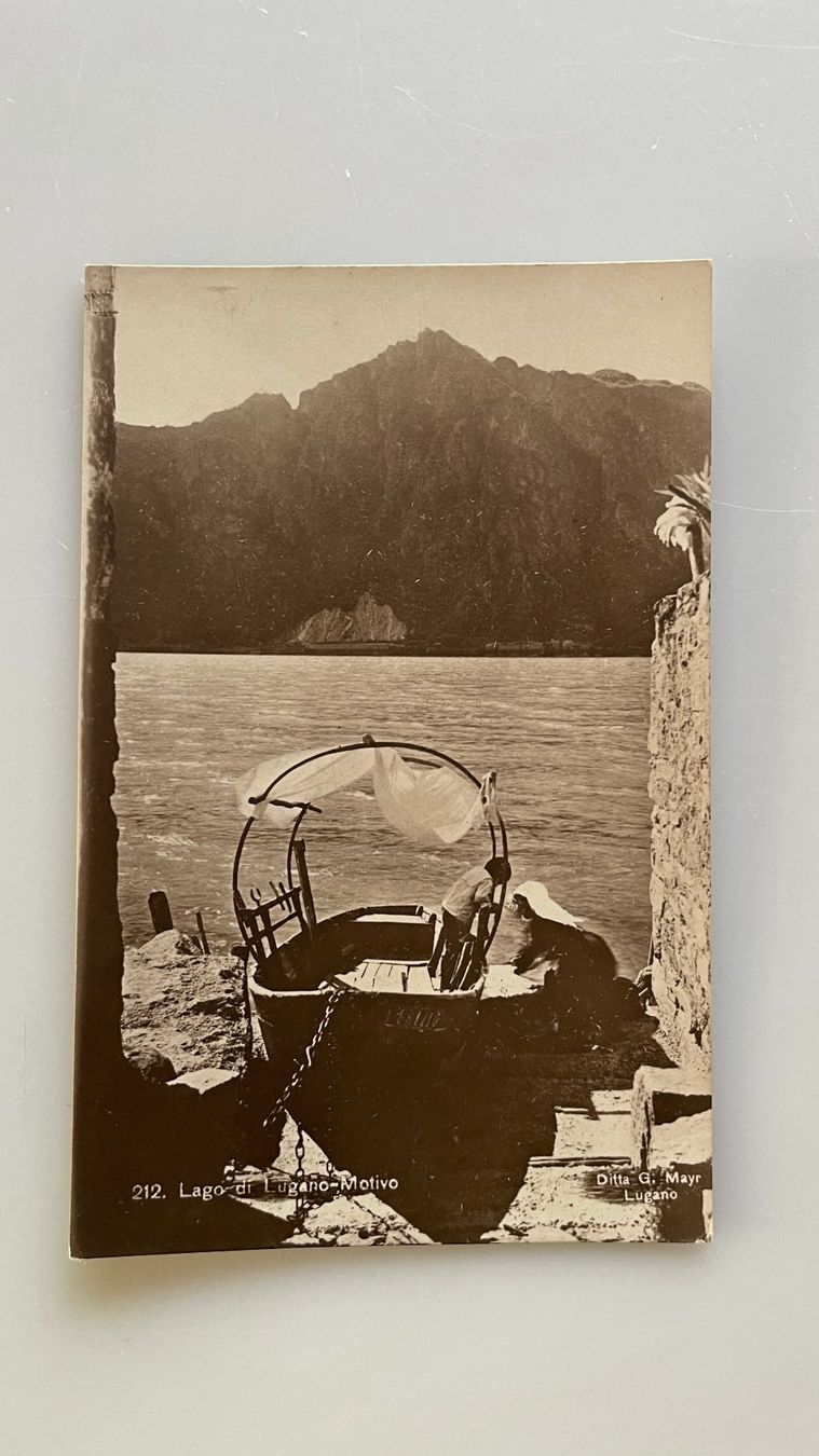 Cartoline postali: Lago di Lugano-Motivo ok – Usato da Glattfelden venduto da cybermaxx