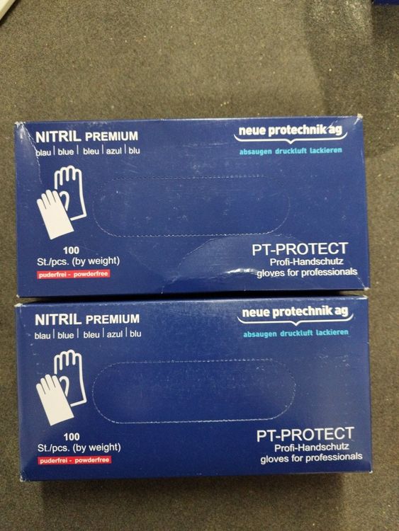 NOBA Nobaglove Nitril ultra Einmalhandschuhe puderfrei blau 100 Stück