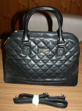 Handtasche DAVID JONES gesteppt schwarz
