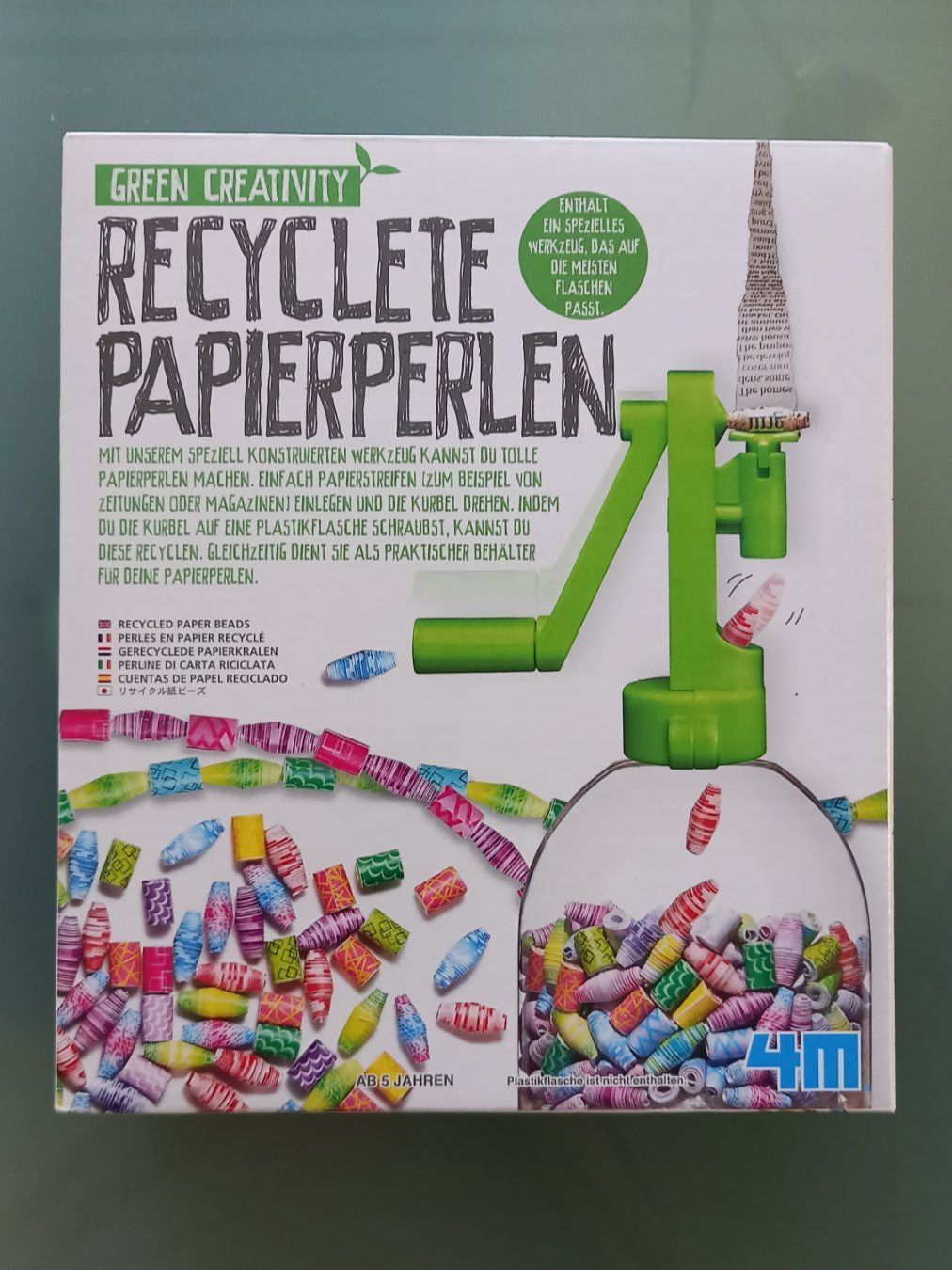 Kit bricolage: Bastelset NEU - Papierperlen selber machen - GreenCreativity – Nuovo e nell'imballaggio originale da Steinhausen venduto da fal_zsm5