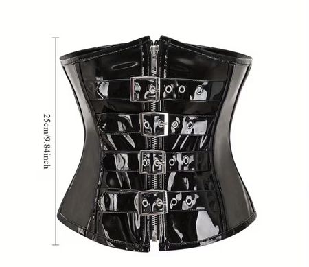 Wunderschönes Hochglanz Unisex Korsett (Latexähnlich)