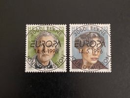 Europamarken 1996 mit Ersttag Vollstempel