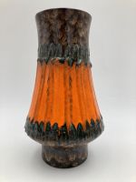 Vase | Fat Lava | Braun-Orange | H: 20cm