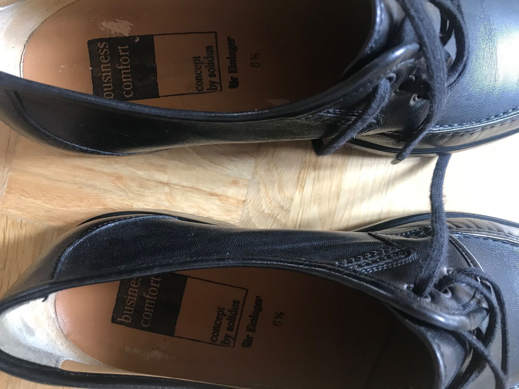 Herrenschuhe: Solidus Halbschuhe. Echt Leder – Gebraucht aus stäfa von brandy66 1
