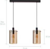 (NEU) EGLO POLVERARA Vintage Pendelleuchte