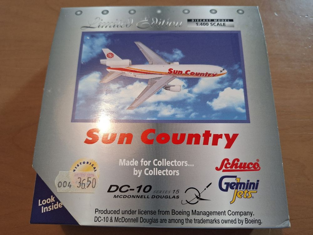 Sun Country DC-10 1:400 Gemini N154SY | Kaufen auf Ricardo