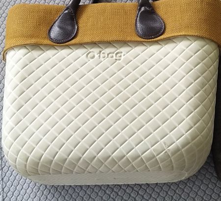 O Bag Shopper Tasche, Cremeweiss gesteppt, in gutem Zustand!