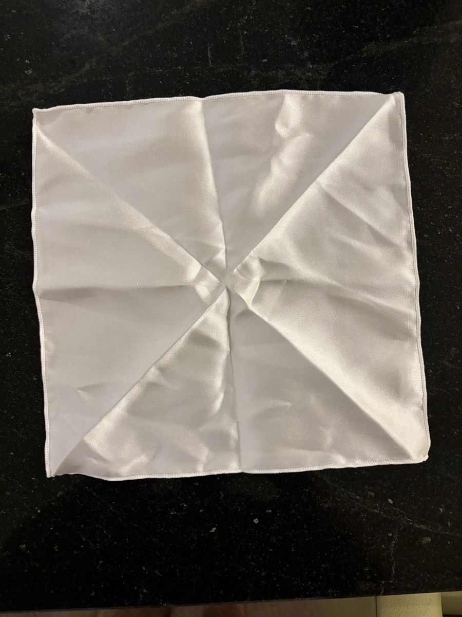Echarpes: Silk Pocket Square (white) – Neuf (Voir description) à Altendorf par TheCarefulCat 1