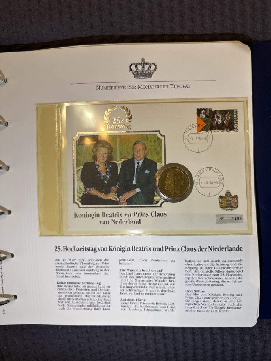 Alle Münzen: Numisbriefe der Monarchien Europas 1993 – Neu (gemäss Beschreibung) aus Emmenbrücke von ram_xkq9 4