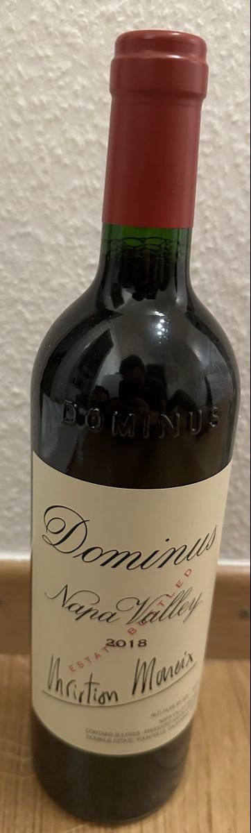 Vino: 2018 Dominus Napa Valley – Nuovo e nell'imballaggio originale da Adliswil venduto da Pligi 1