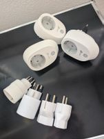 3x TP-Link HS100 Smart WiFi Steckdose Kasa + 4 Reiseadapter