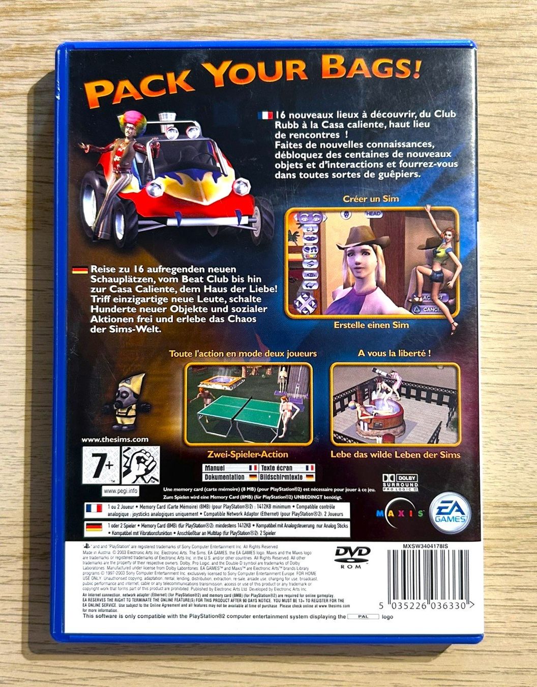 Sony Giochi: The Sims Bustin' Out PS2 – Usato da St. Gallen venduto da Alpine.Arcade 1