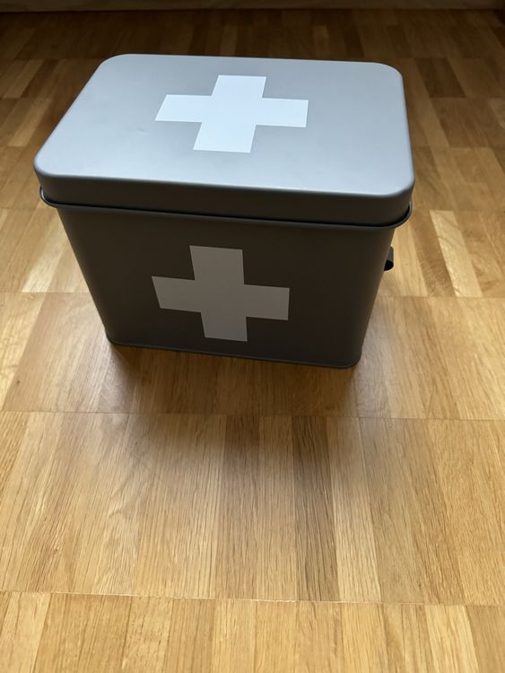 Citylife Medikamentenbox 5-fach - Große Hausapotheke Mit Griff 33,5x22x33,5cm