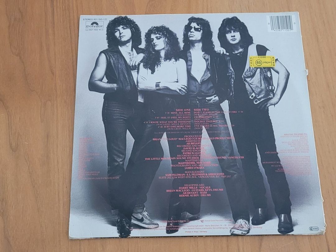 Dischi in vinile: LP  Headpins – Usato da Martigny venduto da MZ-67 1