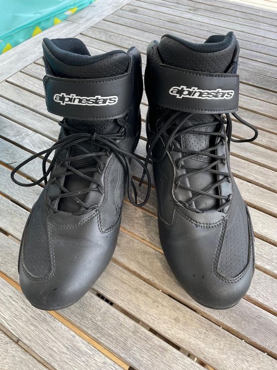 Alpinestars Motorradstiefel Unisex | Schwarz | Größe 44 EU | Für Straße & Touring
