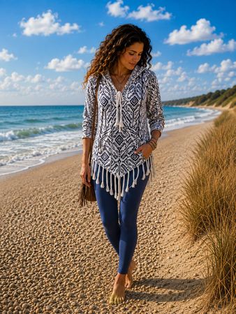 Wunderschöner Odd Molly Poncho / Cape  aus dem Nile Gr. 1