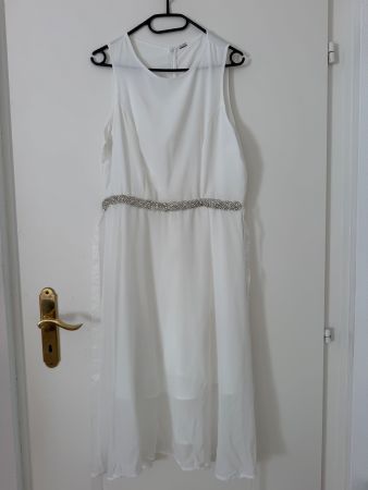 Robe femme blanche sans manches TAILLE M occasion