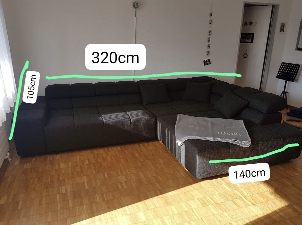 Divani: Sofa/ Couch in Schwarz – Usato da Wilchingen venduto da dav_cj62 2