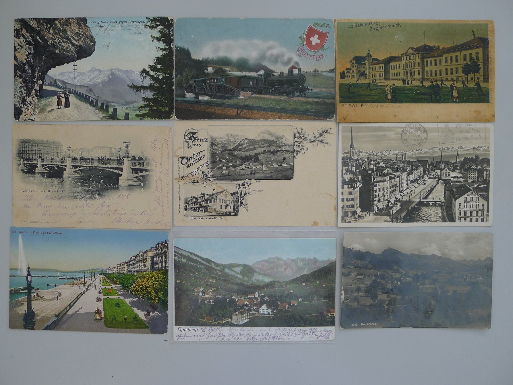 Ansichtskarten: Alte Ansichtskarten +Lithos, Sammlung: 2200 AK's +4 Kisten. – Gebraucht aus Sursee von Luzernerraute 2