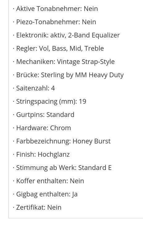 Music Man Musikinstrumente: Sterling by Music Man StingRay RAY34 Honey Burst Bass – Gebraucht aus Bassersdorf von CorinneK36 7