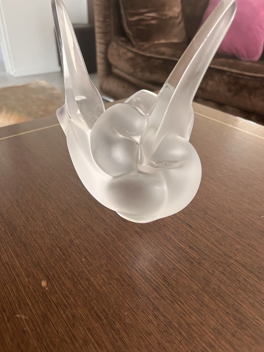 Lalique Vasi & Recipienti: Crystal Doves "Two Doves" Lalique vase – Nuovo (secondo la descrizione) da Veyrier venduto da aliyag