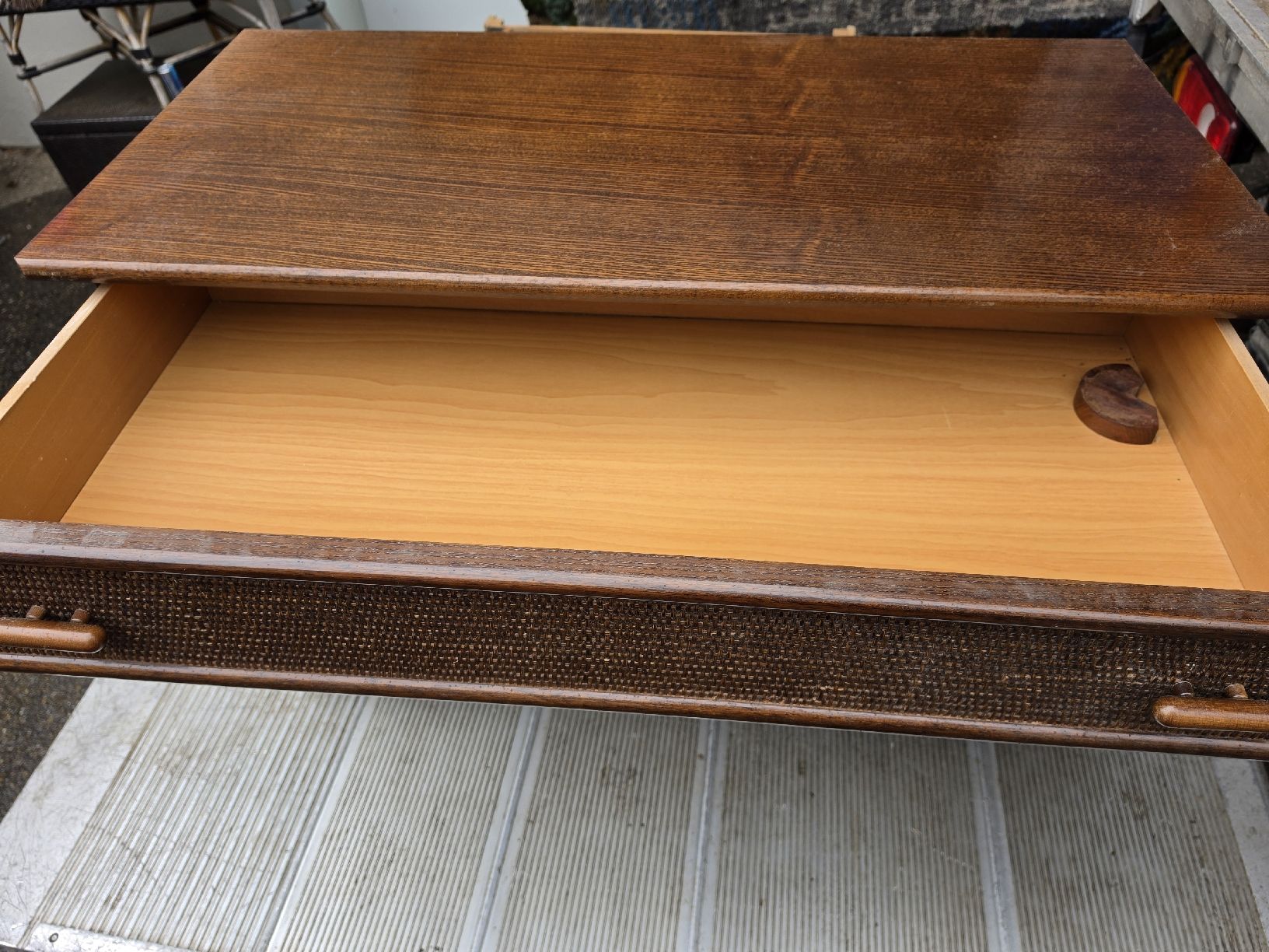 Cassettiere: Retro Kommode/Sideboard mit 4 Schubladen, Holz, Top! – Usato da Mettlen venduto da elios0888 7