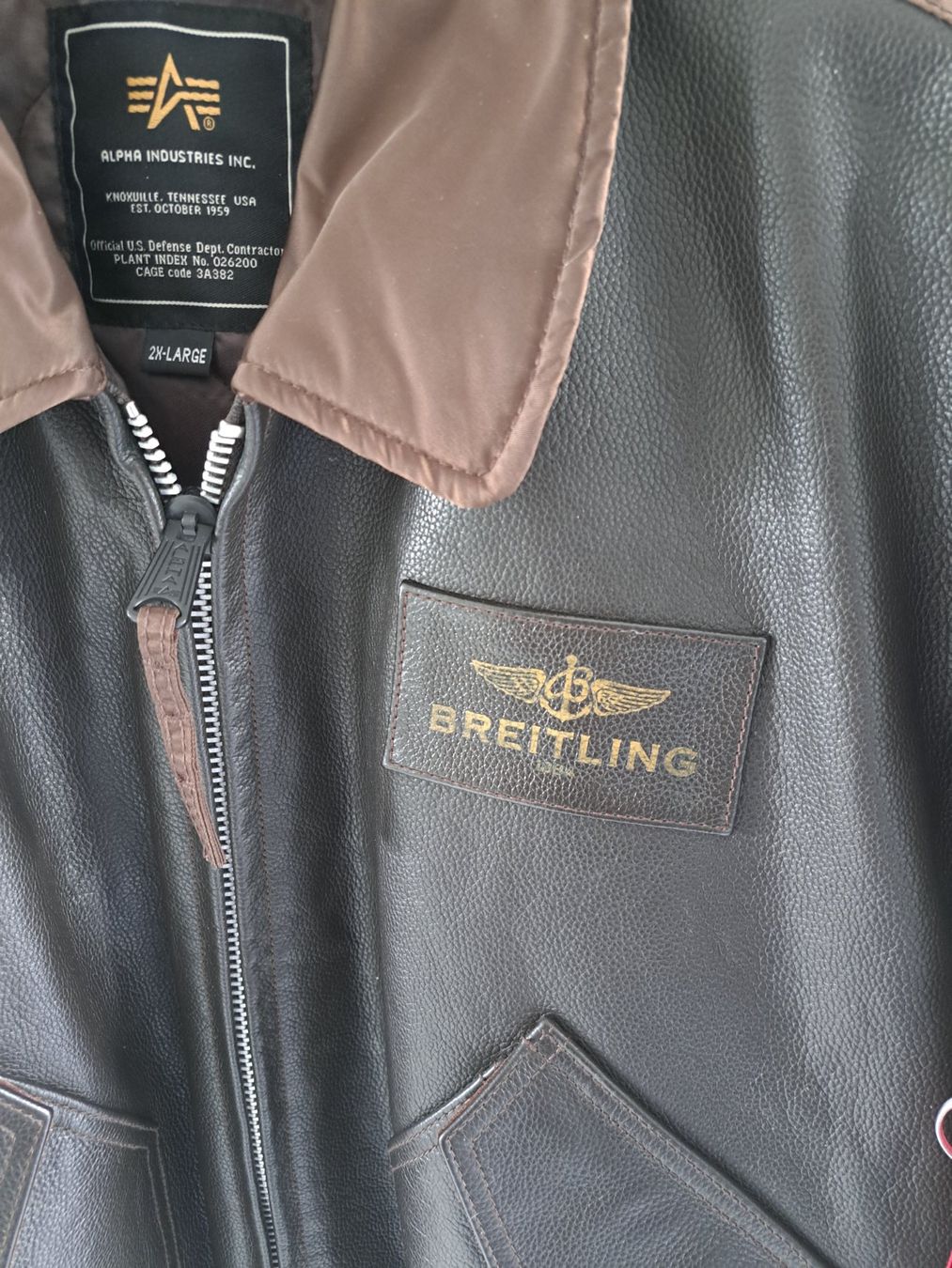Alpha Industries Giacche: " BREITLING" Bomber-Jacke Alpha-Industries Inc. 2XL – Nuovo (secondo la descrizione) da Dübendorf venduto da colo55 2