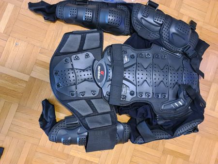 HEROBIKER Motorrad-Ganzkörperschutzjacke, Wirbelsäule, Brust